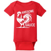 Awesome Sauce With Picture Of Rooster Baby Bodysuit