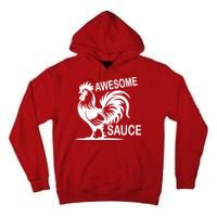 Awesome Sauce With Picture Of Rooster Tall Hoodie
