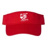 Awesome Sauce With Picture Of Rooster Visor