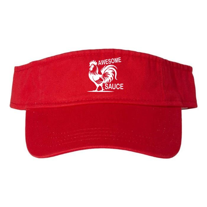 Awesome Sauce With Picture Of Rooster Visor
