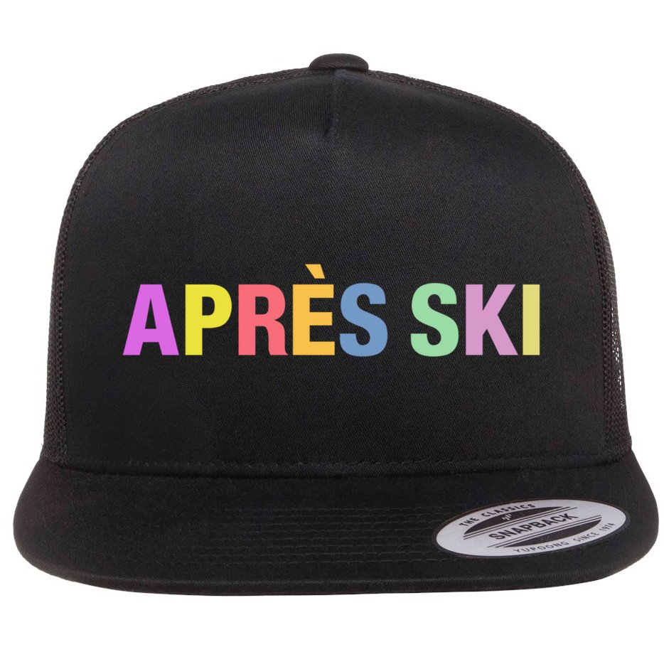 Après Ski Winter Sports Gift Flat Bill Trucker Hat