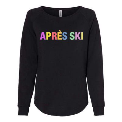 Après Ski Winter Sports Gift Womens California Wash Sweatshirt