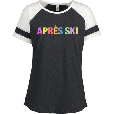 Après Ski Winter Sports Gift Enza Ladies Jersey Colorblock Tee