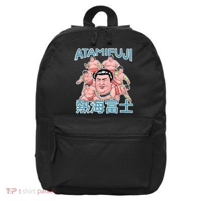 Atamifuji Sumo Wrestler Japan 熱海富士 相撲 16 in Basic Backpack