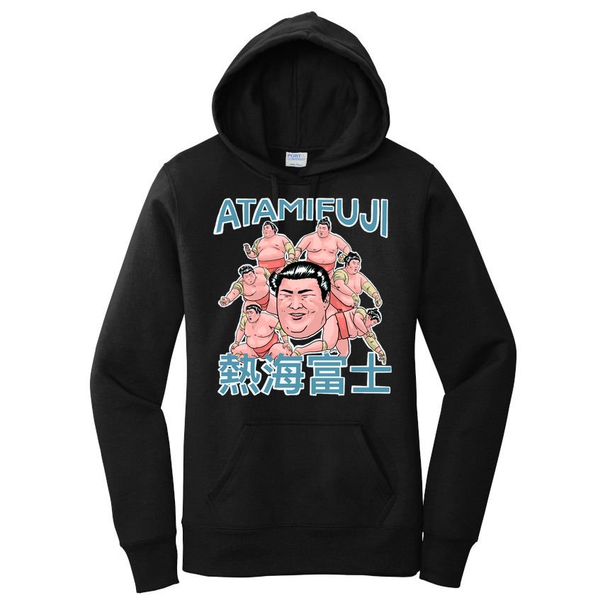 Atamifuji Sumo Wrestler Japan 熱海富士 相撲 Women's Pullover Hoodie