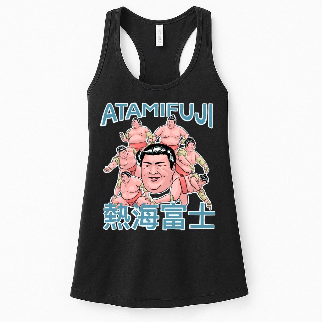 Atamifuji Sumo Wrestler Japan 熱海富士 相撲 Womens Tank Top