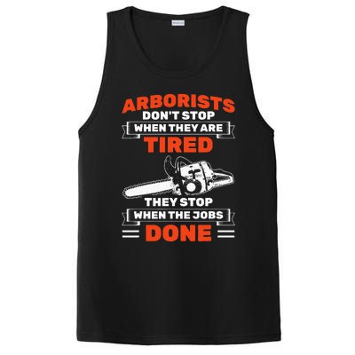 Arborists Stop When Job Is Done Tree Work Arborist PosiCharge Competitor Tank