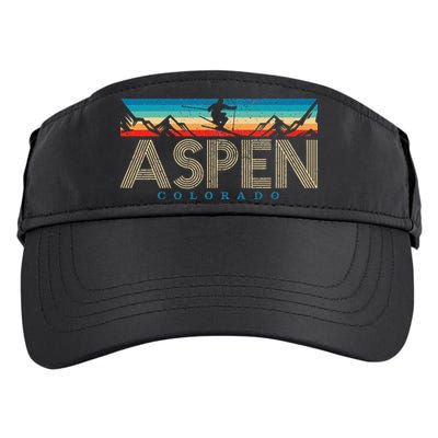 Aspen Skiing Winter Sport Colorado Ski Souvenir Adult Drive Performance Visor