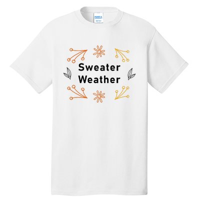 Autumn Sweater Weather Graphic Tall T-Shirt