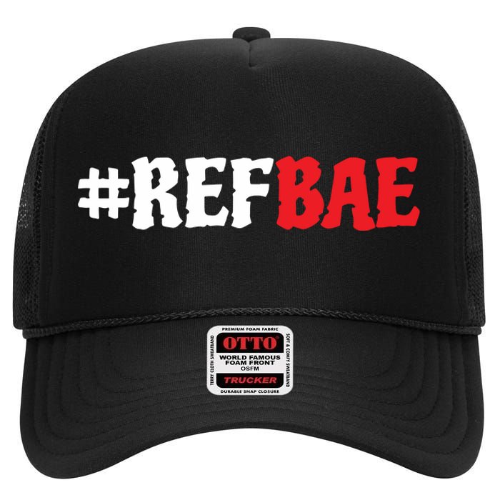 Aja Smith Wearing Ref Bae High Crown Mesh Back Trucker Hat