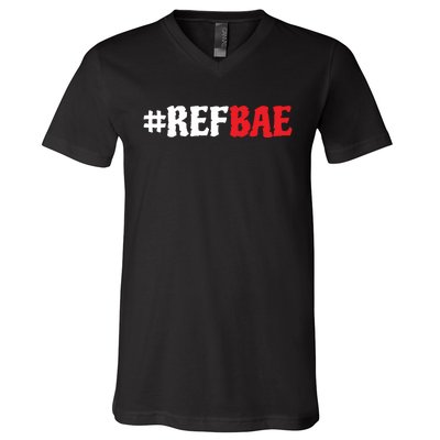 Aja Smith Wearing Ref Bae V-Neck T-Shirt