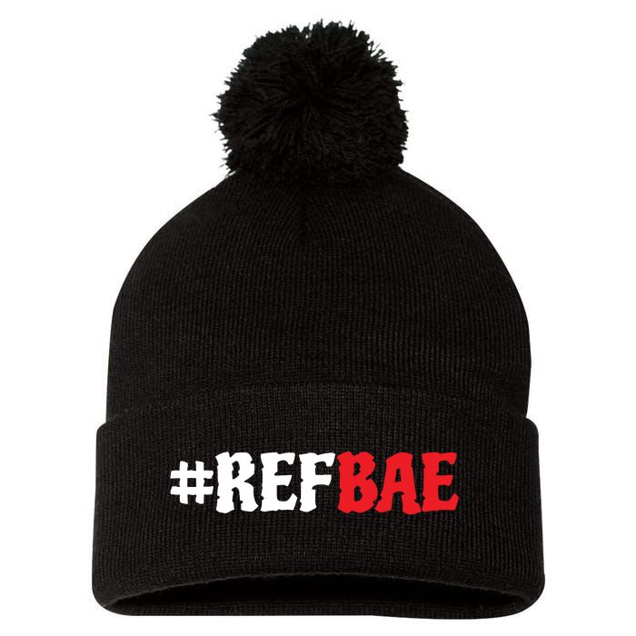 Aja Smith Wearing Ref Bae Pom Pom 12in Knit Beanie