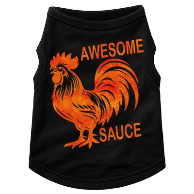 Awesome Sauce With Picture Of Rooster Doggie Tank
