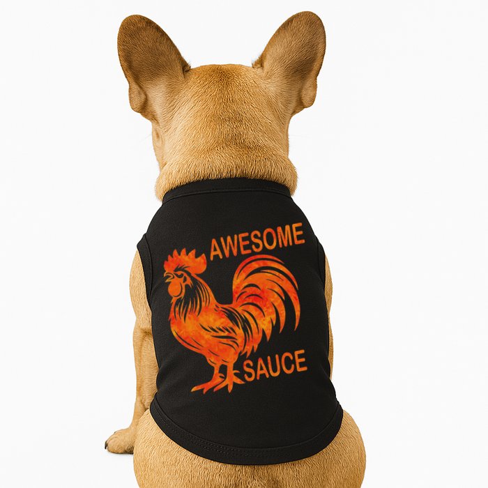 Awesome Sauce With Picture Of Rooster Doggie Tank