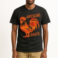 Awesome Sauce With Picture Of Rooster Tall T-Shirt