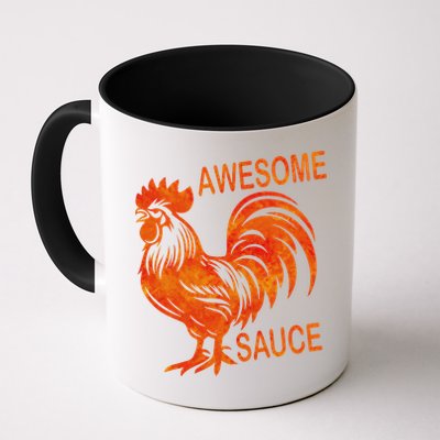 Awesome Sauce With Picture Of Rooster Mug