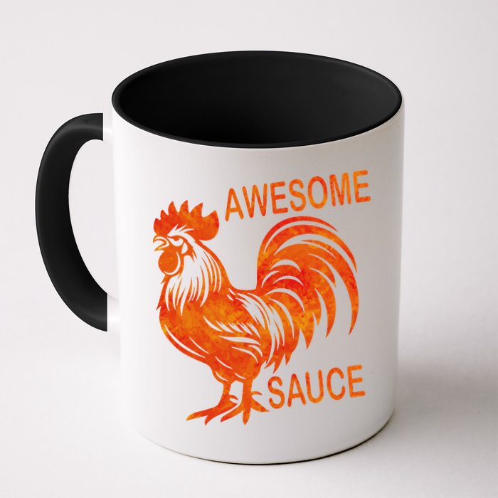 Awesome Sauce With Picture Of Rooster Mug