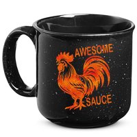 Awesome Sauce With Picture Of Rooster 15oz Campfire Ceramic Mug