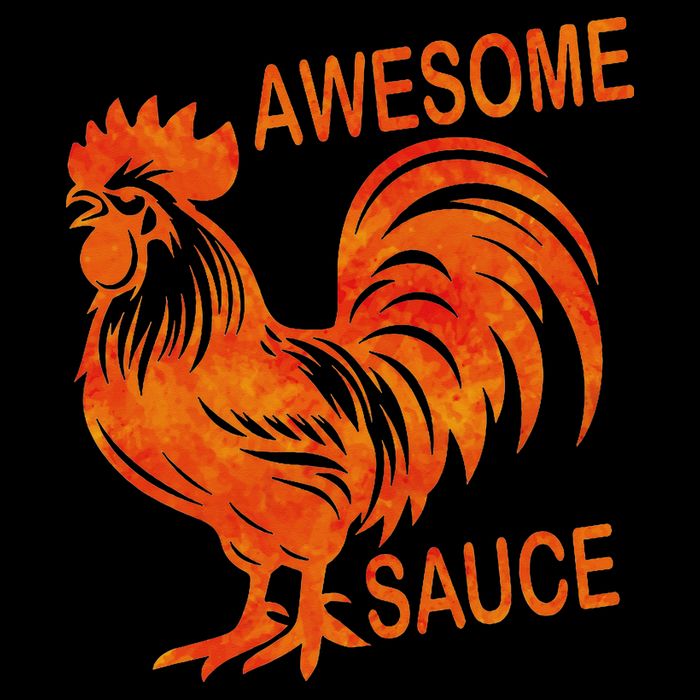 Awesome Sauce With Picture Of Rooster Pom Pom 12in Knit Beanie