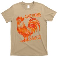 Awesome Sauce With Picture Of Rooster T-Shirt
