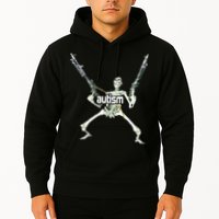Autism Skeleton With Guns Hoodie