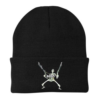 Autism Skeleton With Guns Beanie