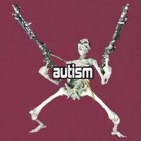 Autism Skeleton With Guns 16oz Travel Tumbler