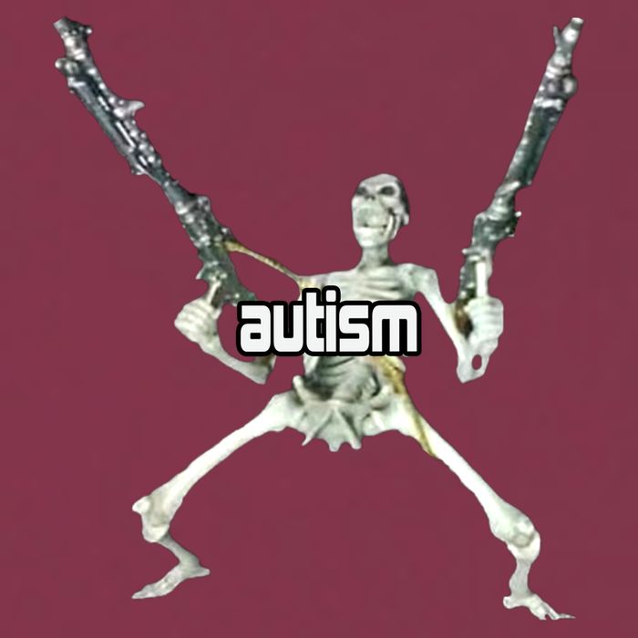 Autism Skeleton With Guns 16oz Travel Tumbler