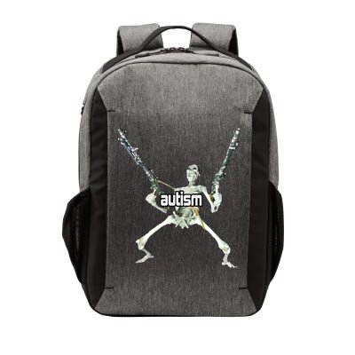 Autism Skeleton With Guns Vector Backpack