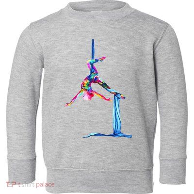 Aerial Silk Yoga Toddler Sweatshirt