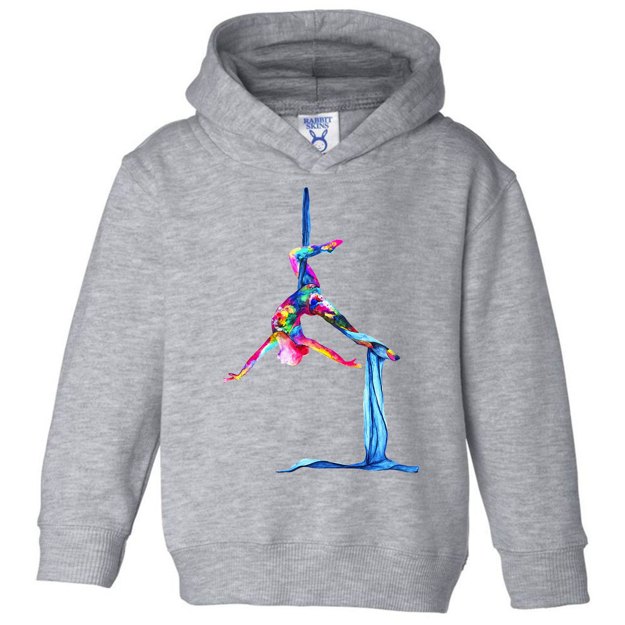 Aerial Silk Yoga Toddler Hoodie