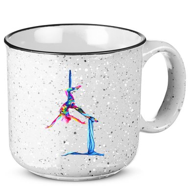 Aerial Silk Yoga 15oz Campfire Ceramic Mug