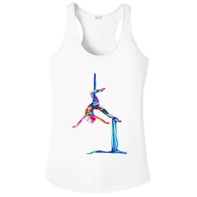 Aerial Silk Yoga Ladies PosiCharge Competitor Racerback Tank