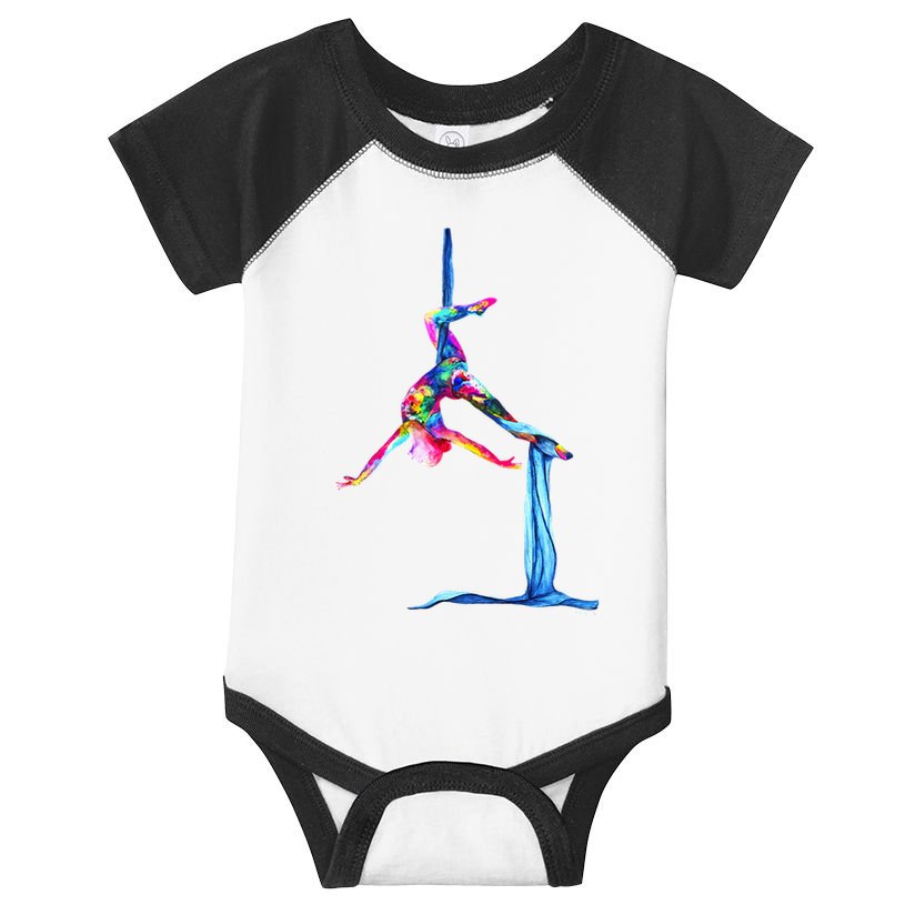 Aerial Silk Yoga Infant Baby Jersey Bodysuit