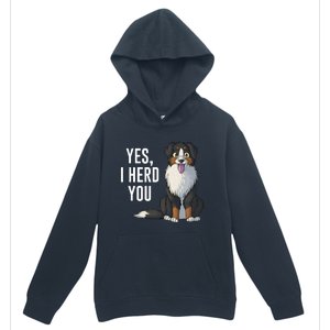 Australian Shepherd Yes I Herd You Aussie Owner Lover Gift Urban Pullover Hoodie