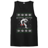 Abdominal Swoleman Yeti Fun Christmas Gym Weightlifter Gift PosiCharge Competitor Tank