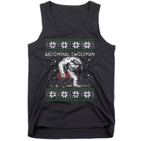 Abdominal Swoleman Yeti Fun Christmas Gym Weightlifter Gift Tank Top