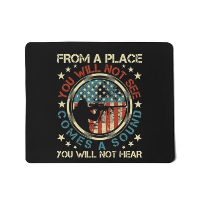 A Sound You Will Not Hear Marksmanship Long Range Shooting Mousepad