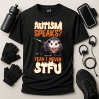 Autism Speaks Yeah I Never Stfu Cooling Performance Crew T-Shirt