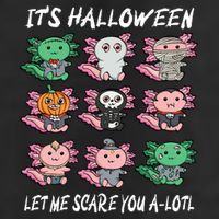 Axolotl Scare You A-Lotl Girl Boy Axolotl Halloween Cool Comfort Performance Bucket Hat