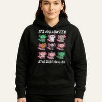 Axolotl Scare You A-Lotl Girl Boy Axolotl Halloween Hoodie
