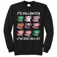 Axolotl Scare You A-Lotl Girl Boy Axolotl Halloween Sweatshirt