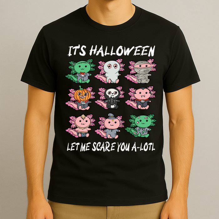 Axolotl Scare You A-Lotl Girl Boy Axolotl Halloween T-Shirt