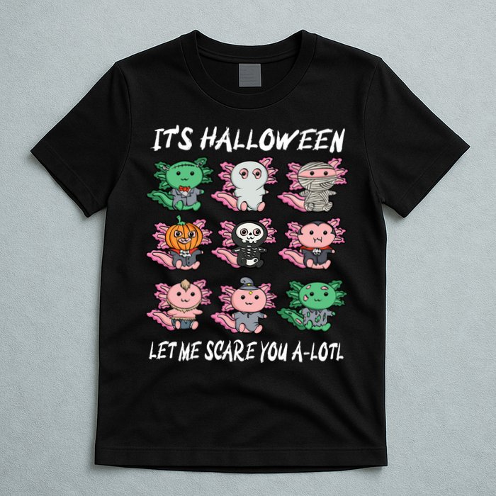 Axolotl Scare You A-Lotl Girl Boy Axolotl Halloween T-Shirt
