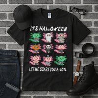 Axolotl Scare You A-Lotl Girl Boy Axolotl Halloween Tall T-Shirt
