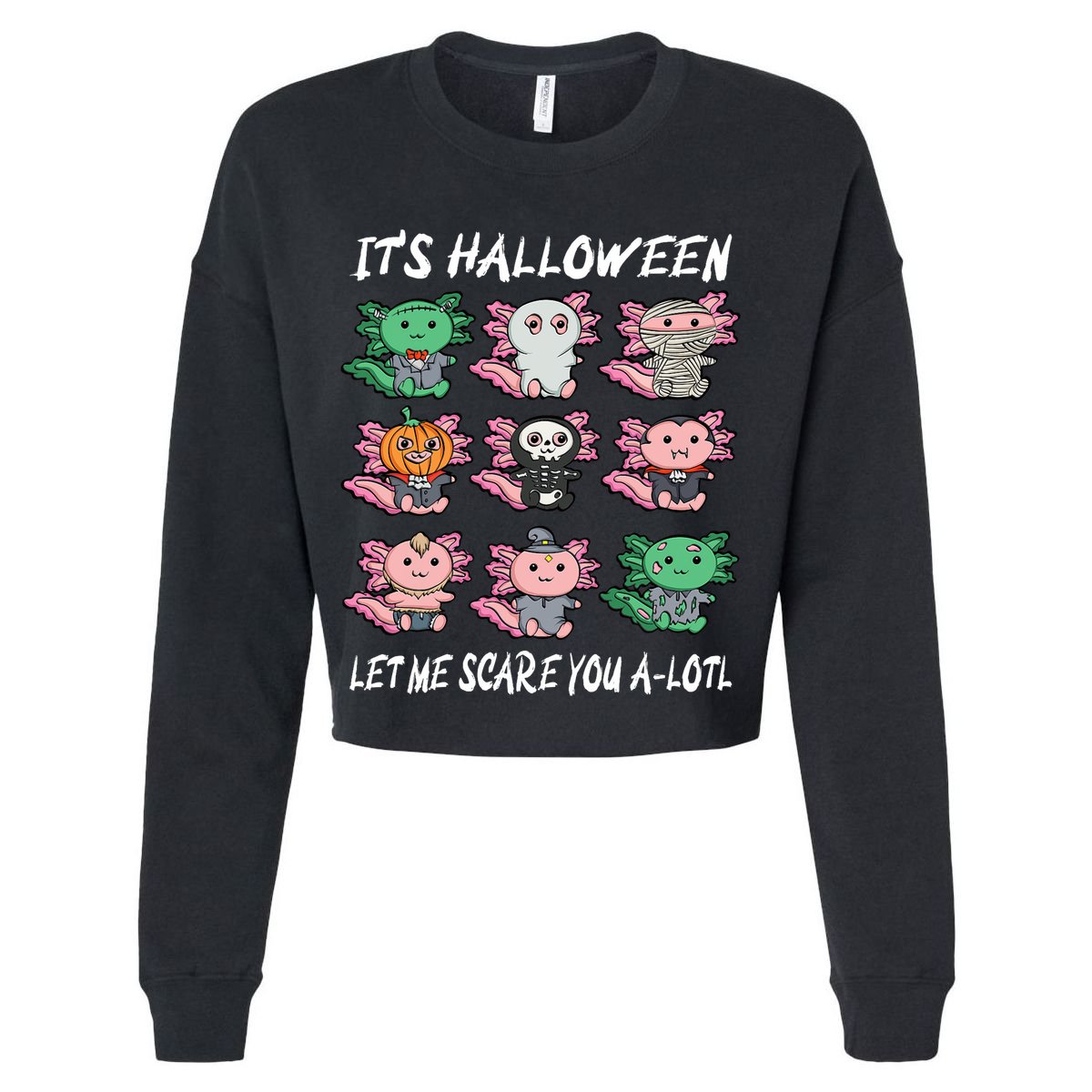 Axolotl Scare You A-Lotl Girl Boy Axolotl Halloween V-Neck T-Shirt