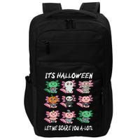 Axolotl Scare You A-Lotl Girl Boy Axolotl Halloween Impact Tech Backpack
