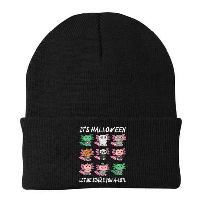 Axolotl Scare You A-Lotl Girl Boy Axolotl Halloween Beanie