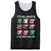Axolotl Scare You A-Lotl Girl Boy Axolotl Halloween Mesh Reversible Basketball Jersey Tank