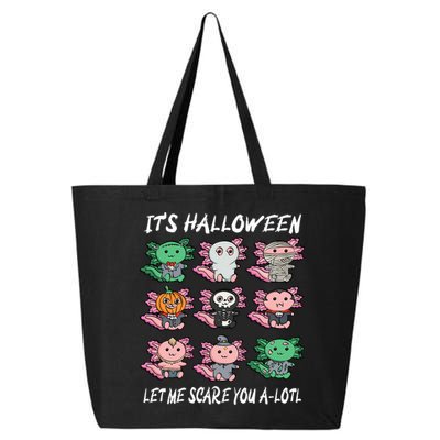 Axolotl Scare You A-Lotl Girl Boy Axolotl Halloween 25L Jumbo Tote
